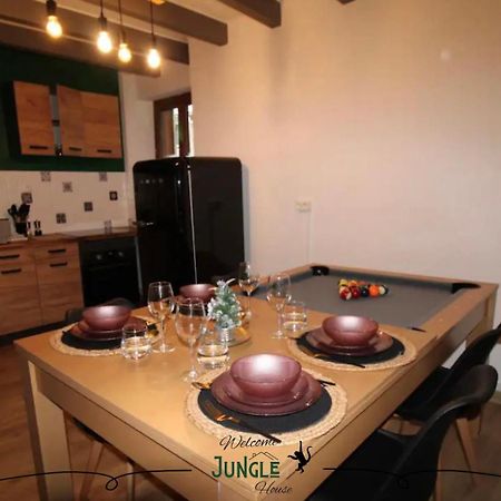 Maison "Jungle House" 90 M2 Billard, Retroprojecteur, Bar A Jeux , Vinyle, Wifi Fibre, Ideal Pro & Famille A Montbrison Kültér fotó