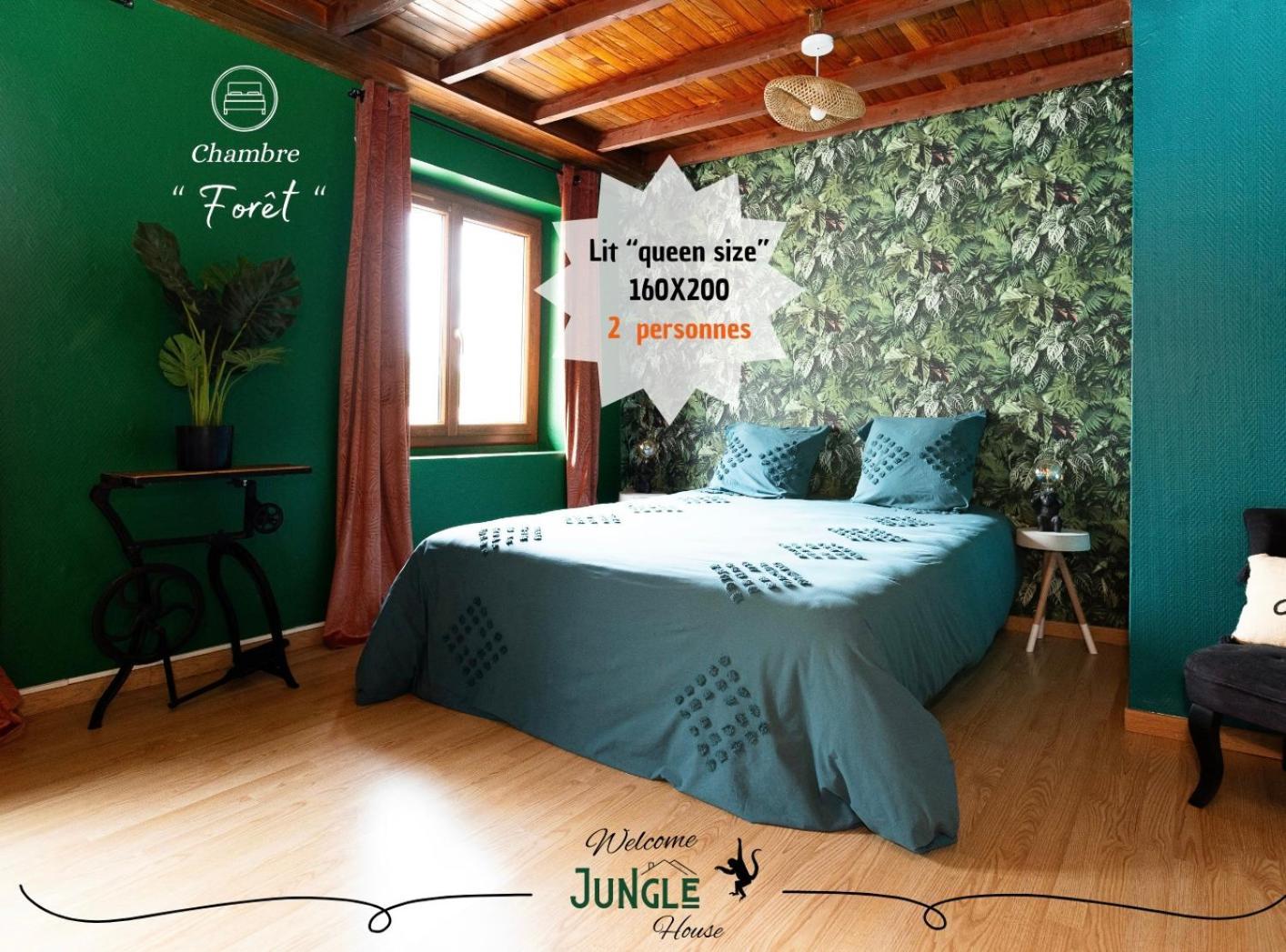 Maison "Jungle House" 90 M2 Billard, Retroprojecteur, Bar A Jeux , Vinyle, Wifi Fibre, Ideal Pro & Famille A Montbrison Kültér fotó